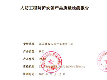 閥門質(zhì)量檢測報告